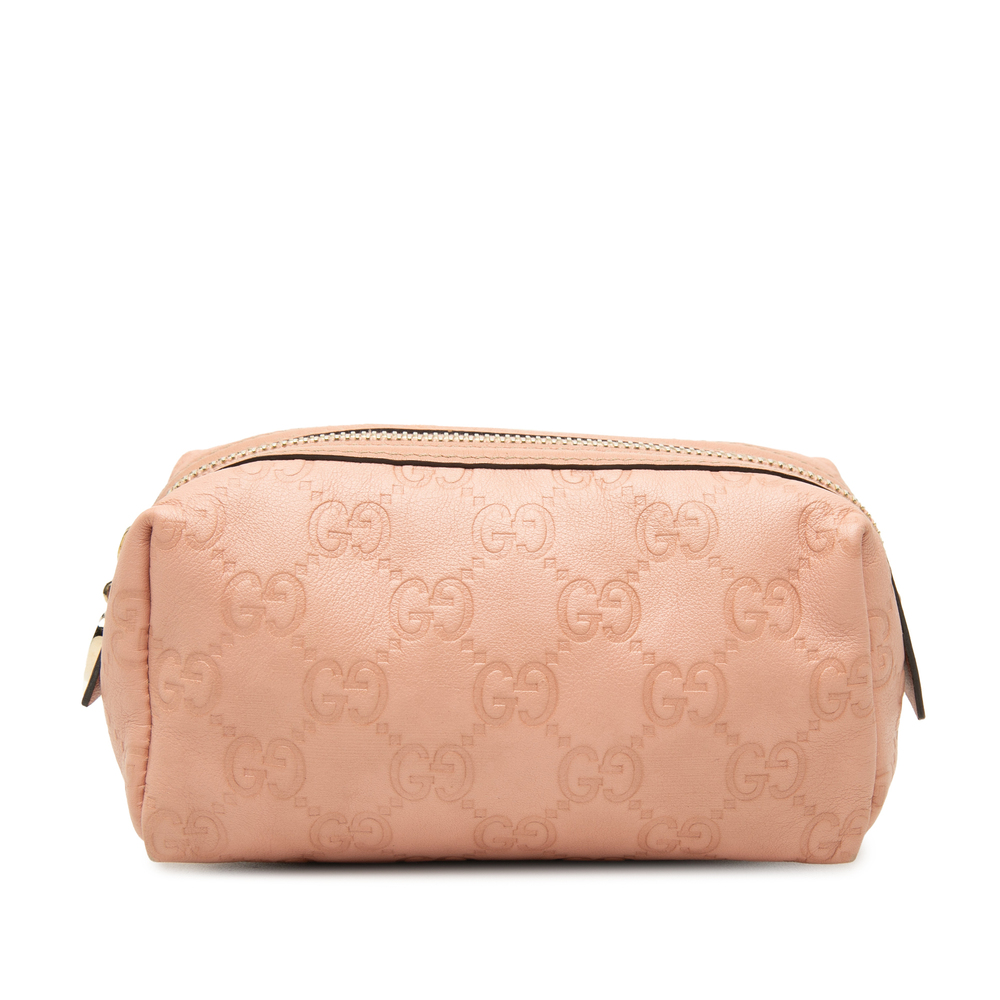 Pre-Loved Gucci Guccissima Cosmetic Pouch